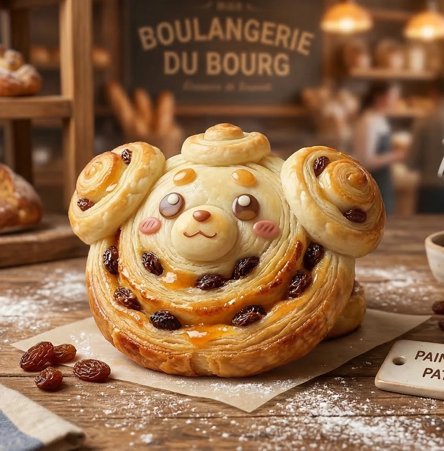 Pain au raisin Patachiot