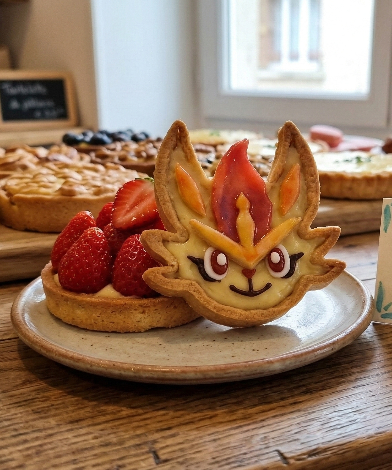 Tartelette aux fraises Pyrobut